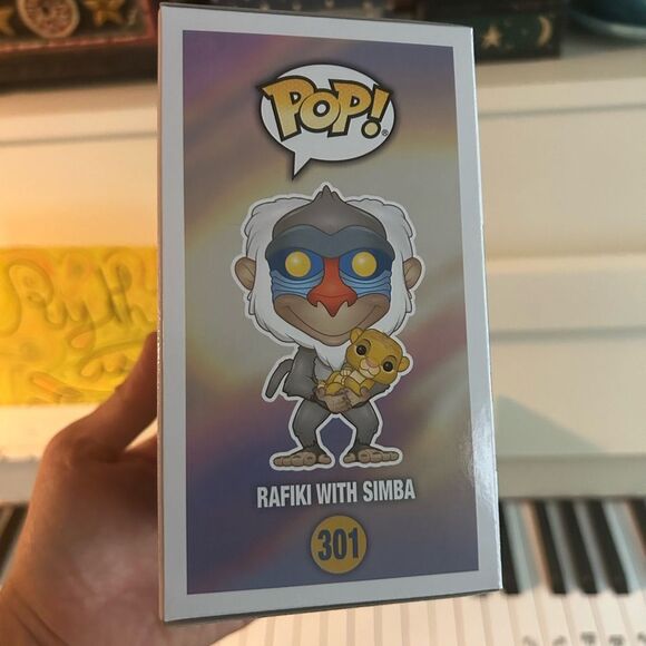 Funko Pop Disney Rafiki with Simba Figure 301 - Picture 5 of 11